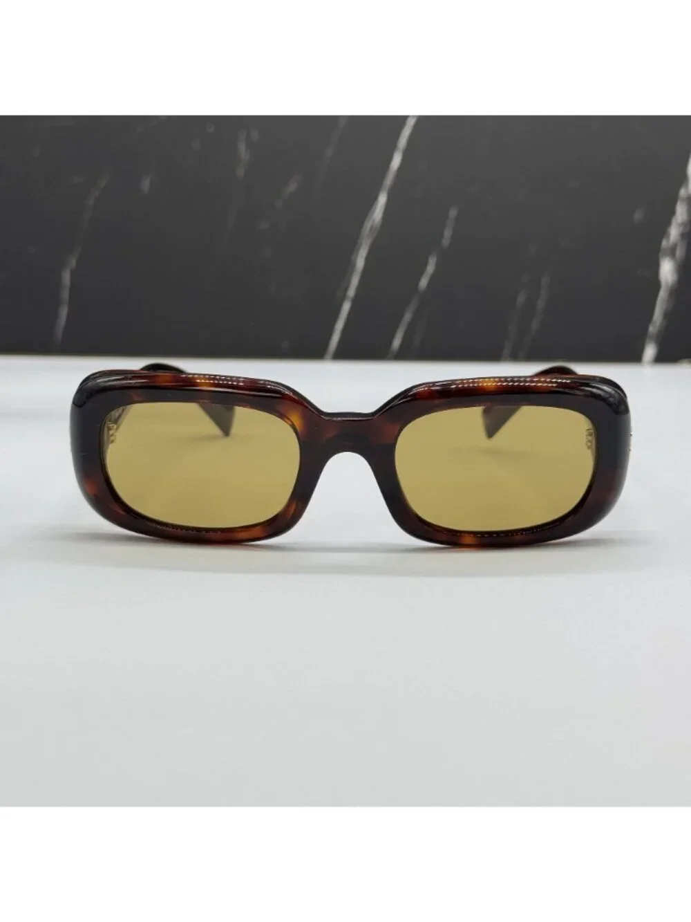New Miu Miu SMU B13S 27L10Y Square Women Sunglasses MUB13S